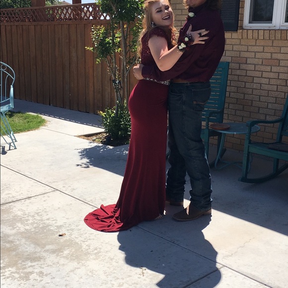 Two Piece Special Occasion Dress - Picture 4 of 6